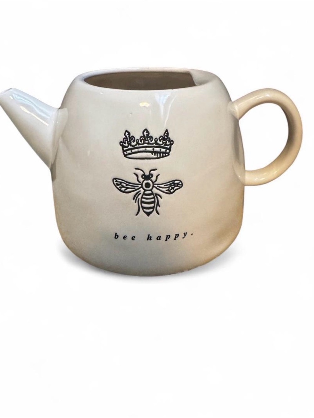 Rae Dunn “Bee Happy” Queen Bee Teapot/no lid